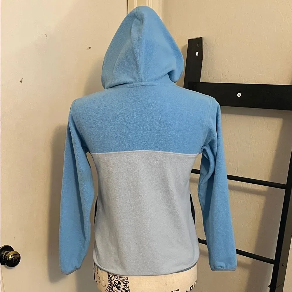 Patagonia Girls Blue Multicolor Zip Up Hoodie Sweatshirt Gorpcore Outdoor